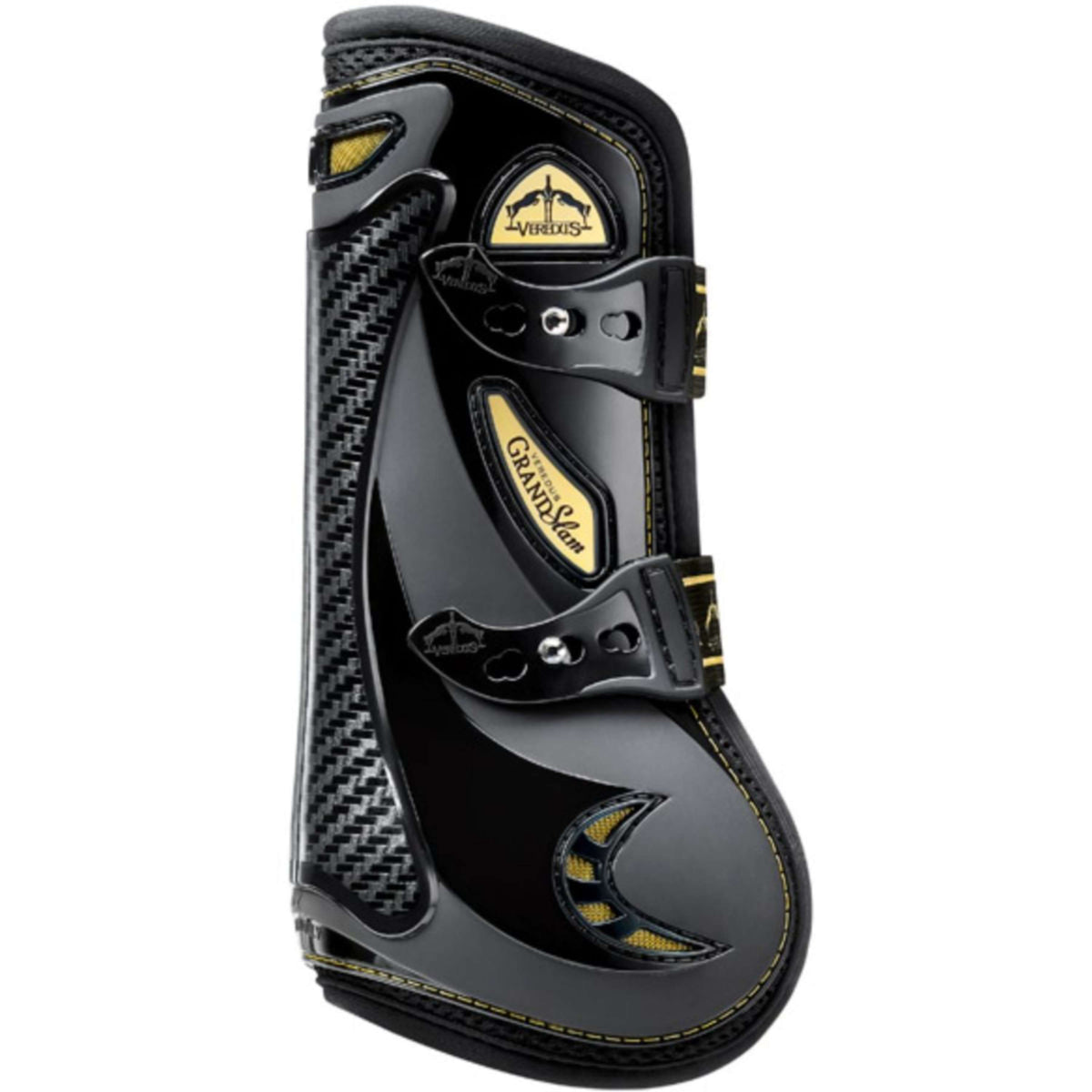 Veredus Tendon Boots Grand Slam Carbon Gel Front Black/Gold