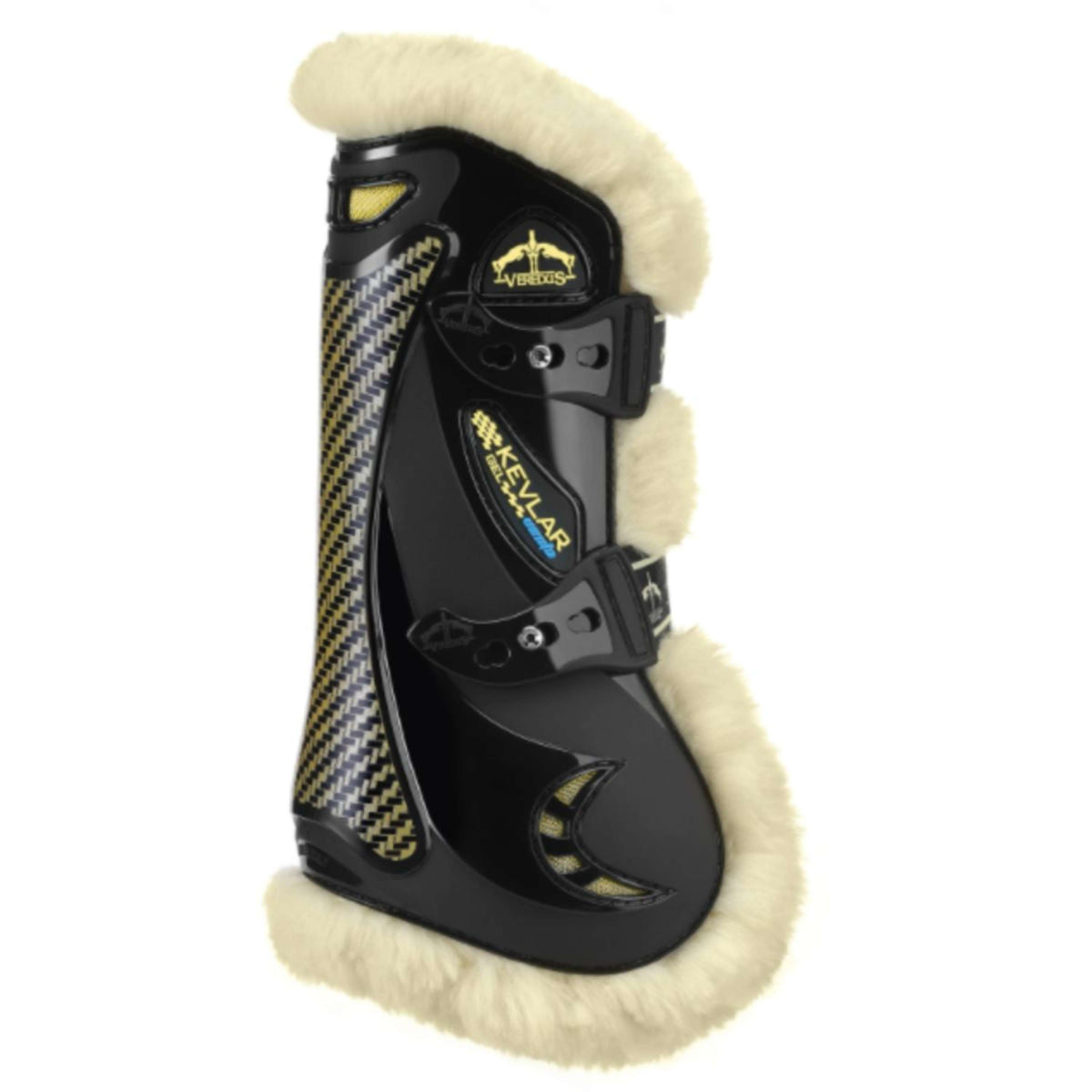 Veredus Tendon Boots Kevlar Gel Save the Sheep Front Black