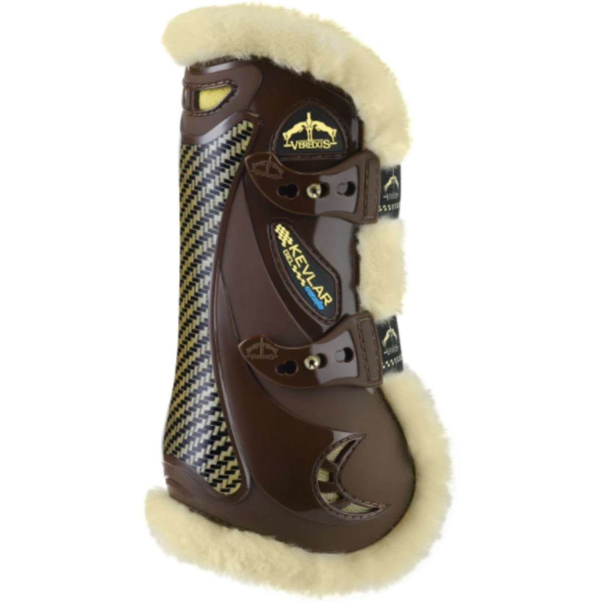 Veredus Tendon Boots Kevlar Gel Save the Sheep Front Brown