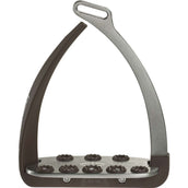 Veredus Stirrups Silver/Brown