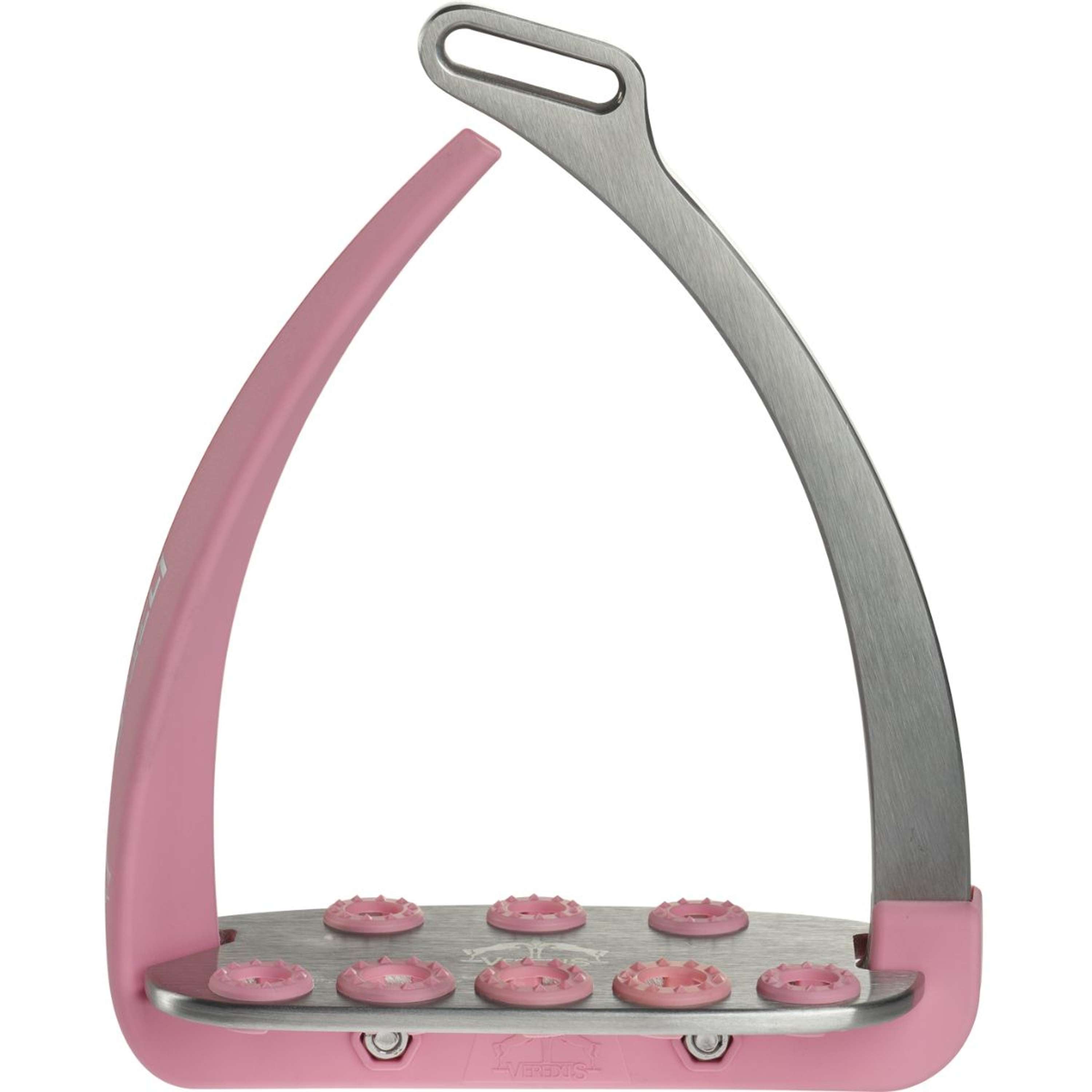 Veredus Safety Stirrups Vita Steel1 Silver/Light Pink