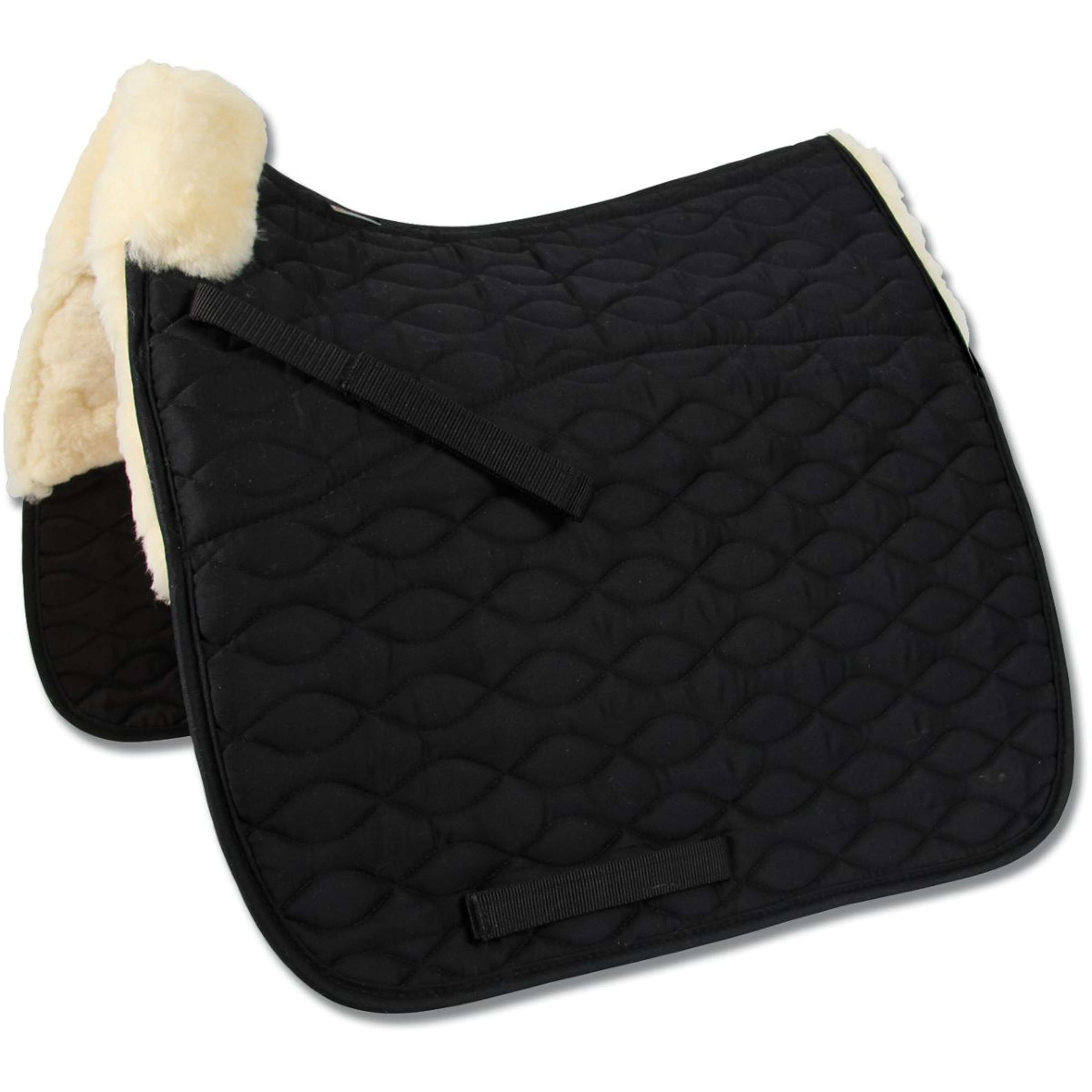Waldhausen Saddlepad Mailand Sheepskin General Purpose Black Waldhausen Saddlepad Mailand Sheepskin General Purpose Black