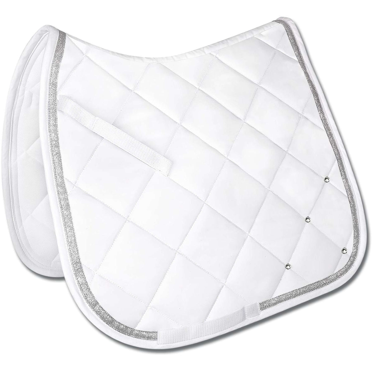 Waldhausen Saddlepad Competition Dressage White/Silver