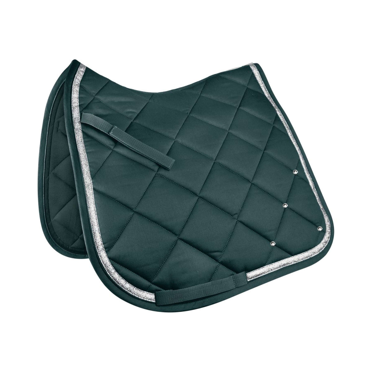 Waldhausen Saddlepad Competition Dressage Fir Green/Silver