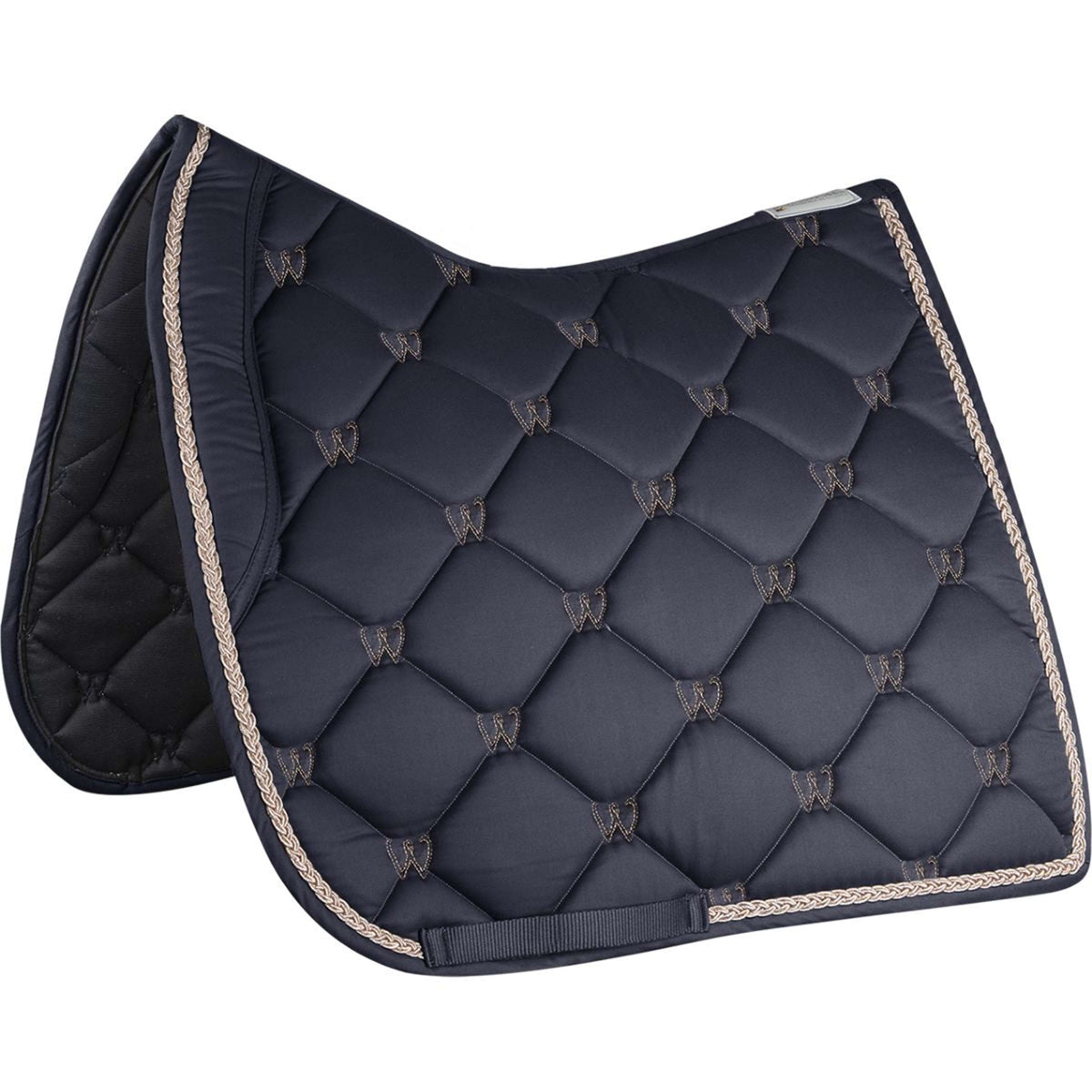 Waldhausen Saddlepad Valencia Dressage Dark Blue/Rosegold