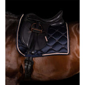 Waldhausen Saddlepad Valencia General Purpose Dark Blue/Rosegold