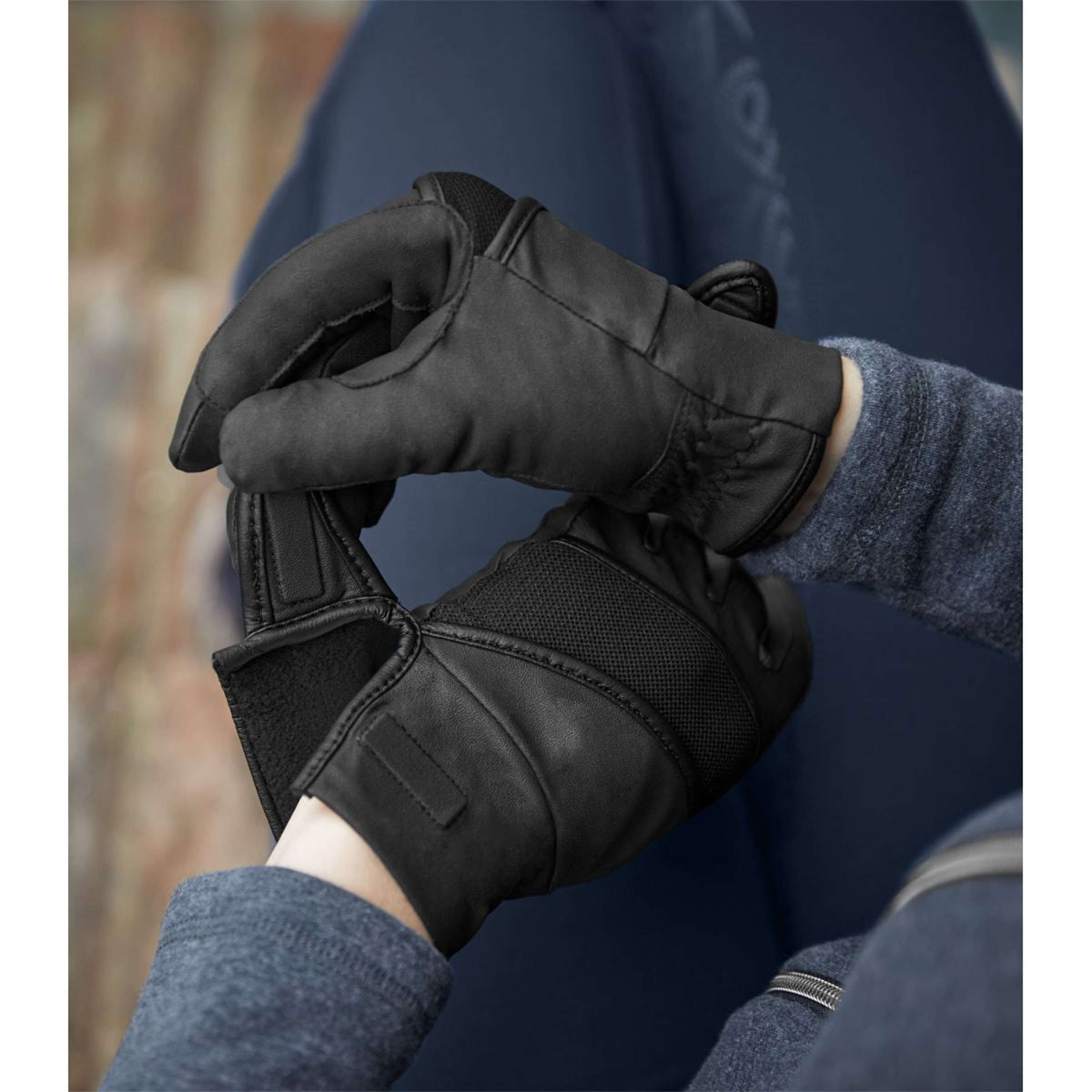 ELT Riding Gloves Magnetize Winter Black