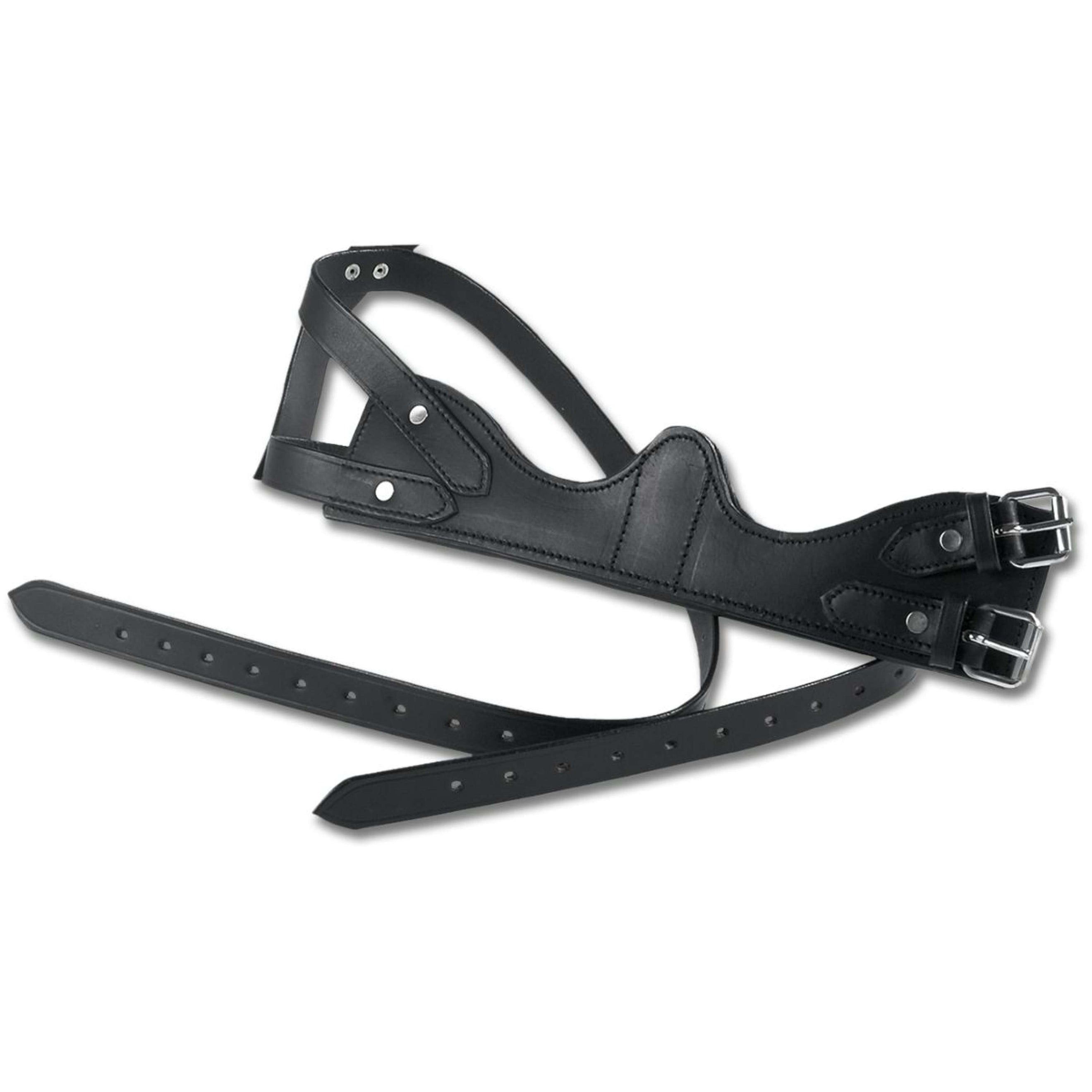 Waldhausen Cribbing Vice Collar Leather Black Waldhausen Cribbing Vice Collar Leather Black