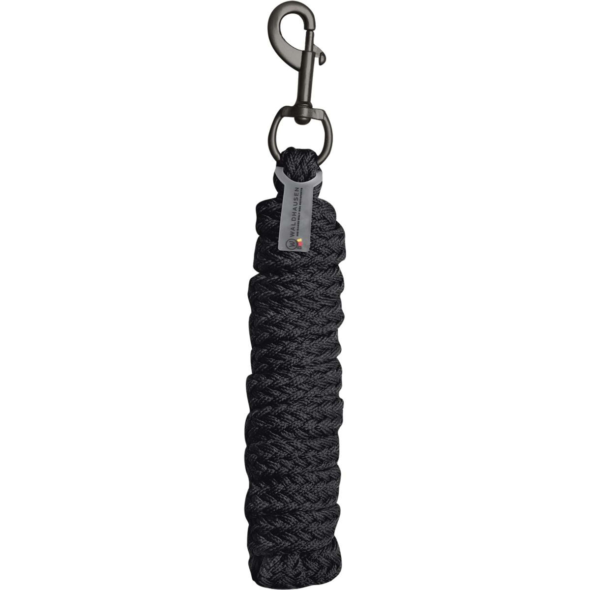 Waldhausen Lead Rope Gloomy with Carabiner Black