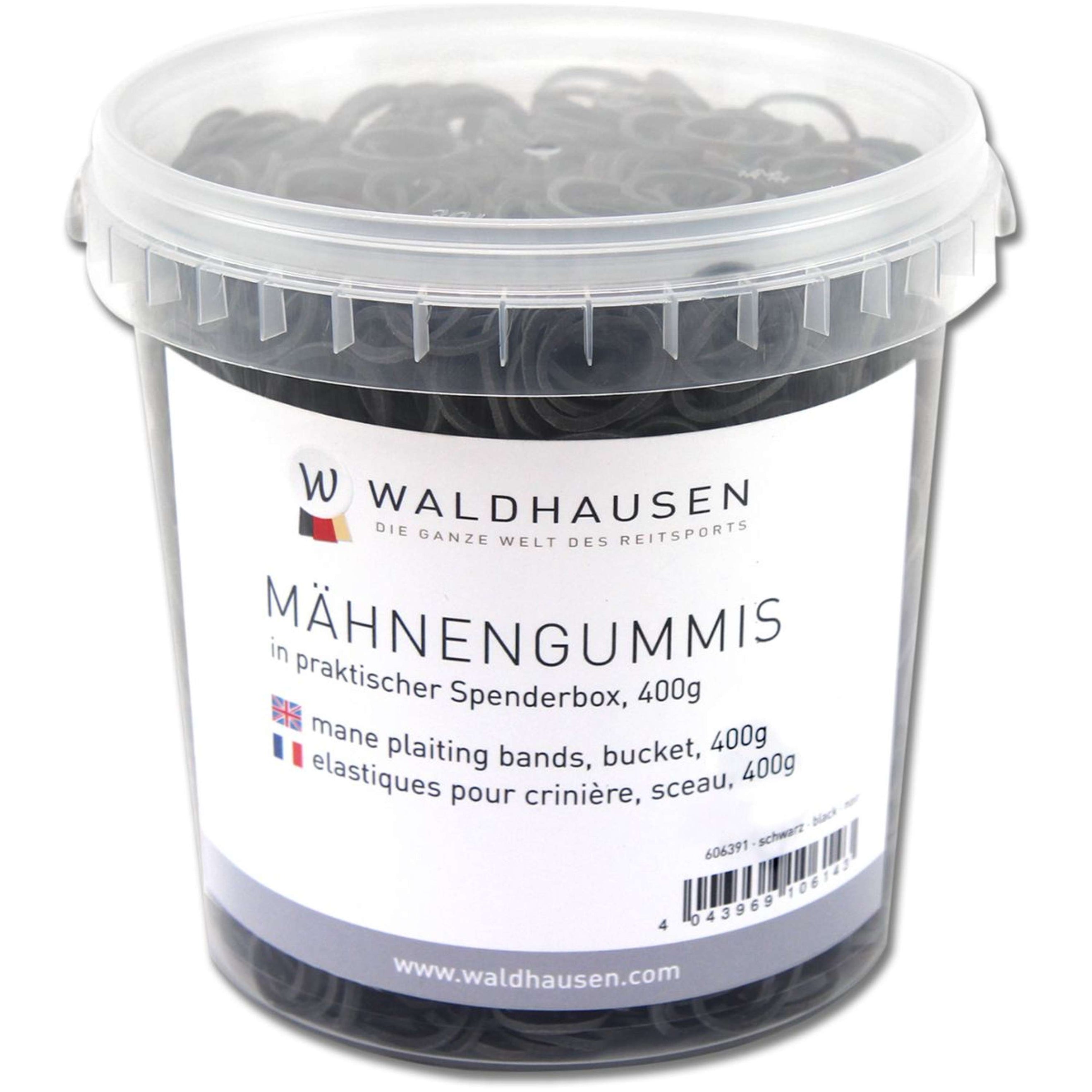 Waldhausen Mane Elastic in a Bucket Black