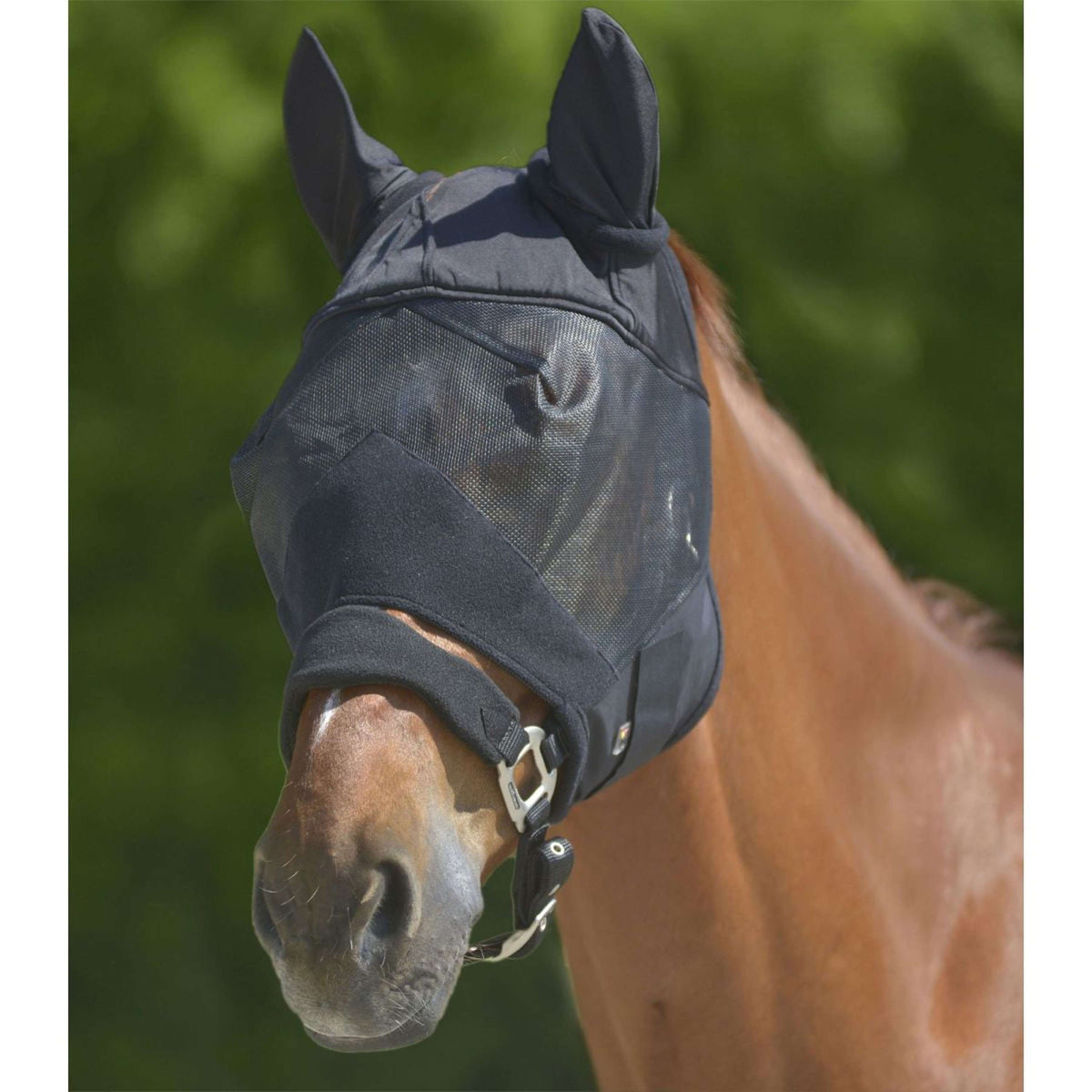 Waldhausen Fly Mask Premium with Ears Black