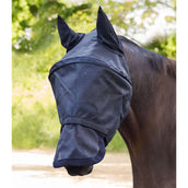 Waldhausen Fly Mask Premium Space with Ears and Nose Black