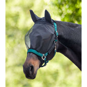 Waldhausen Fly Mask Premium with Ears Extended Nose Black