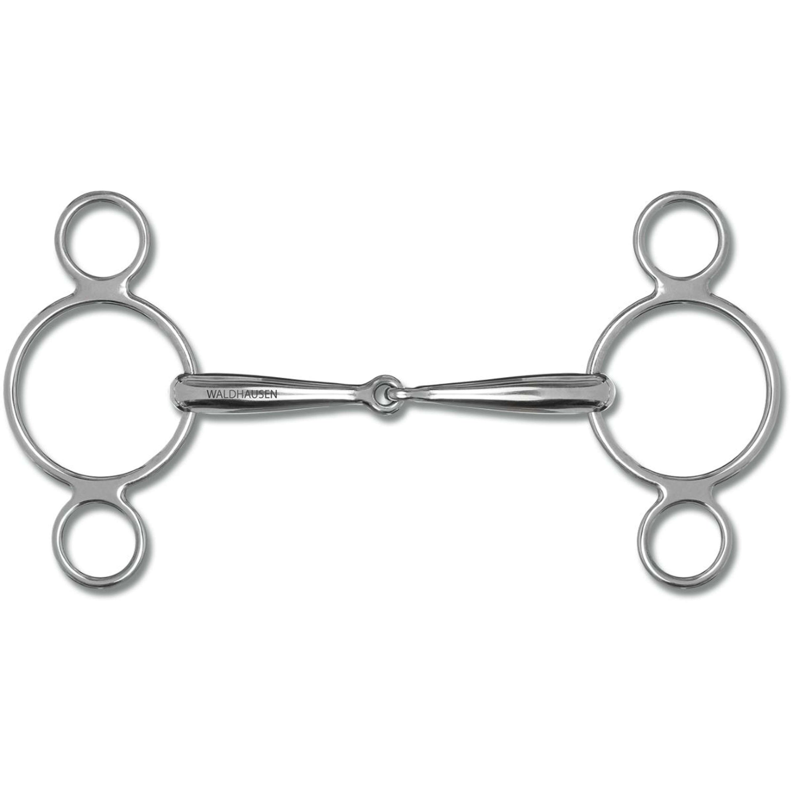 Waldhausen Loose Ring Snaffle 16mm 3-Ring Waldhausen Loose Ring Snaffle 16mm 3-Ring