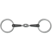 Waldhausen Loose Ring Snaffle 15mm Rubber Double Jointed