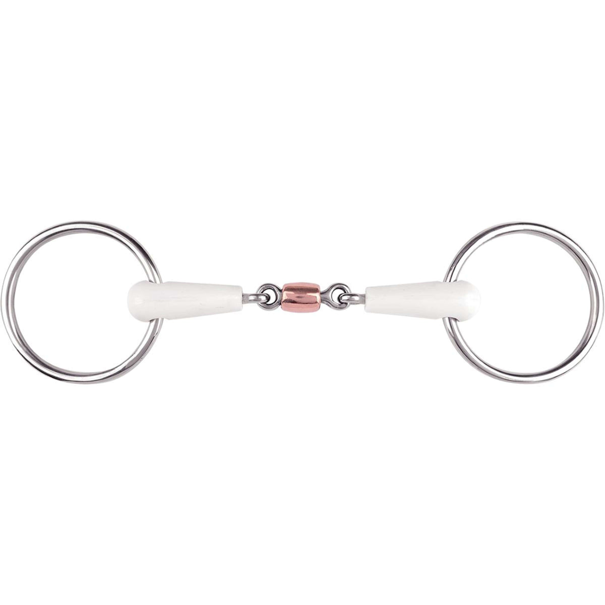 Waldhausen Loose Ring Snaffle Equimouth Copper Roll 17mm Double Jointed