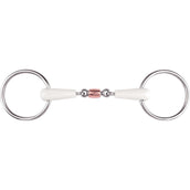 Waldhausen Loose Ring Snaffle Equimouth Copper Roll 17mm Double Jointed