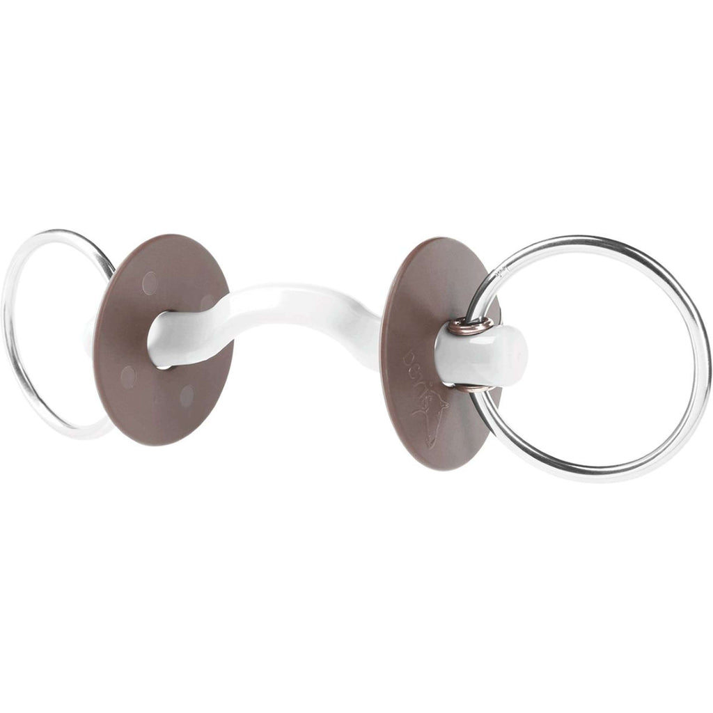 Beris Loose Ring Snaffle Konnex with a Hard Tongue Port