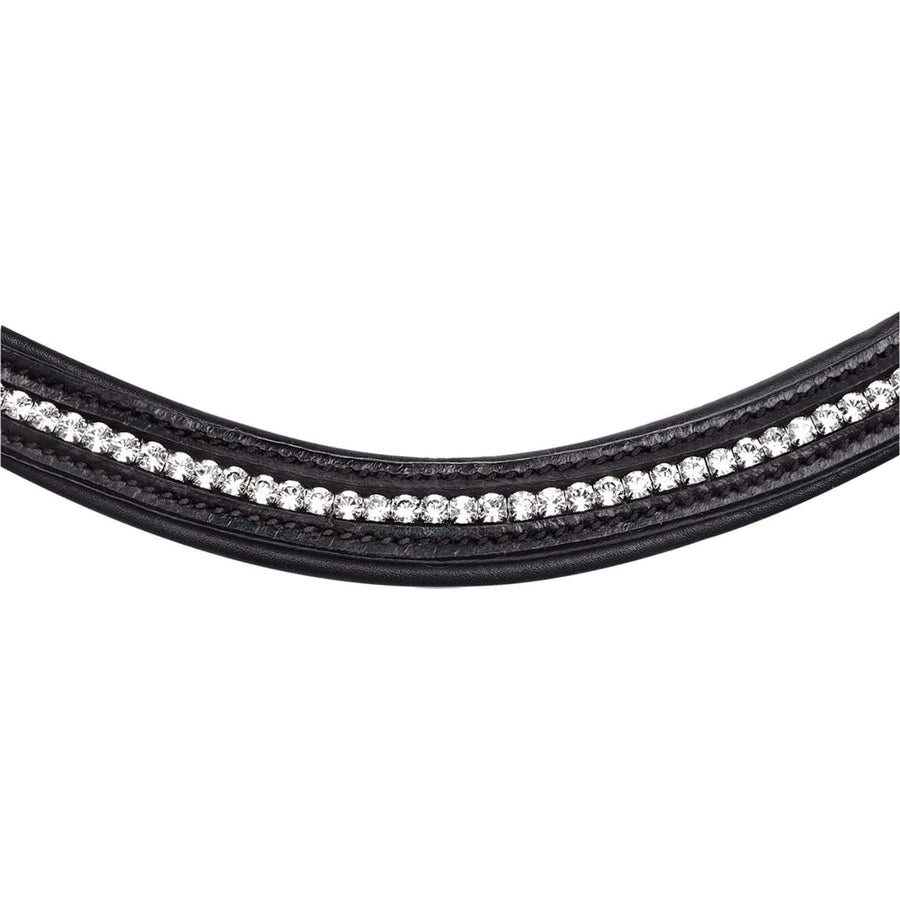 Waldhausen Snaffle Bridle X-Line Supersoft Glam English Combined Black