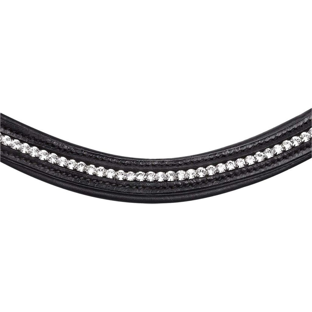 Waldhausen Snaffle Bridle X-Line Supersoft Glam English Combined Black
