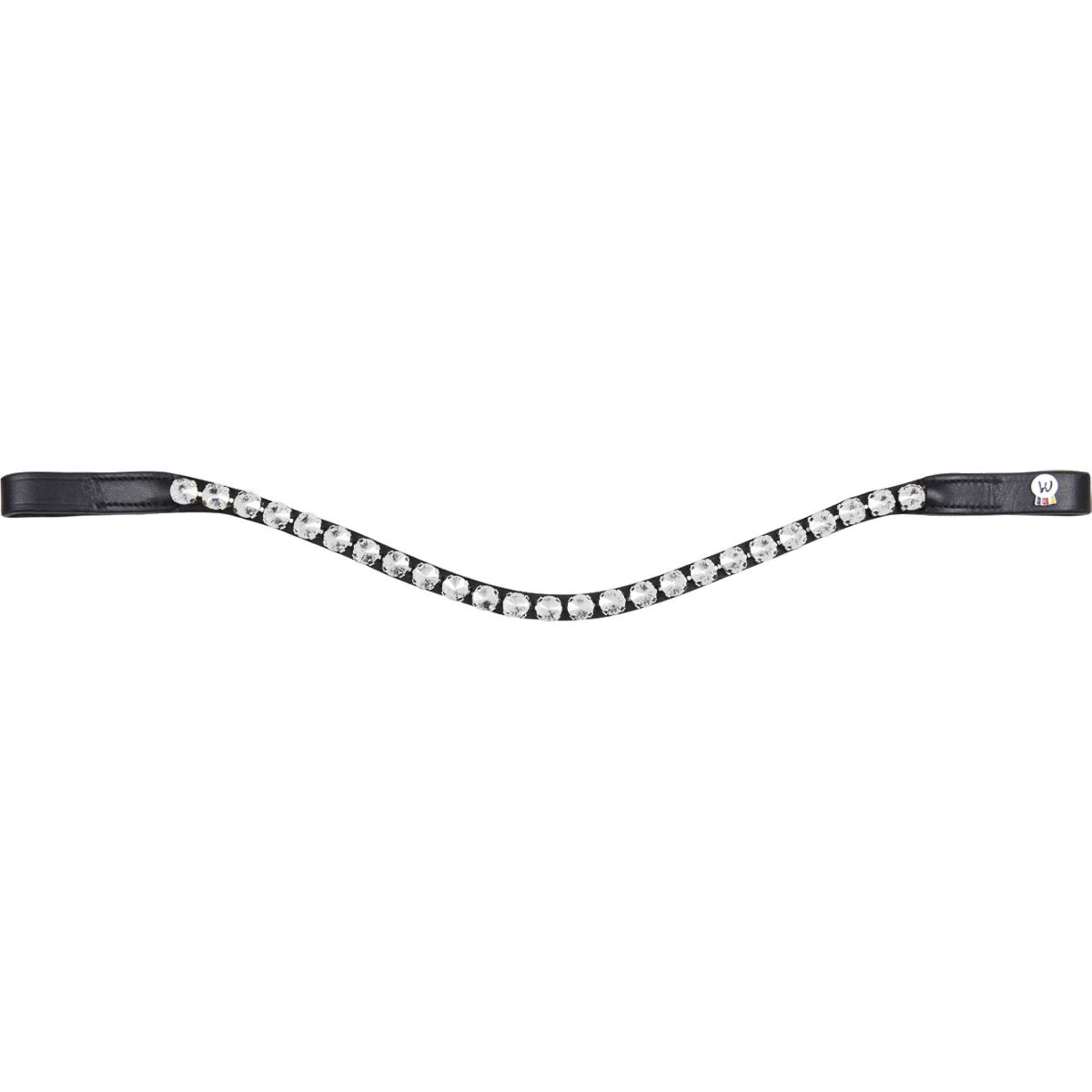Waldhausen Browband X-Line Boost Black/Clear White Waldhausen Browband X-Line Boost Black/Clear White
