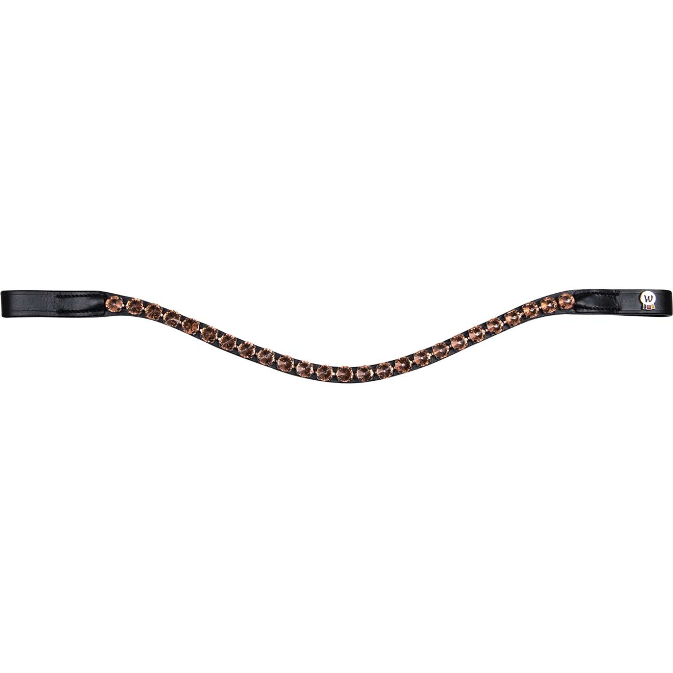 Waldhausen Browband X-Line Boost Black/Rosegold