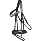 Waldhausen Snaffle Bridle X-Line Supersoft Joy Swedish Combined Black