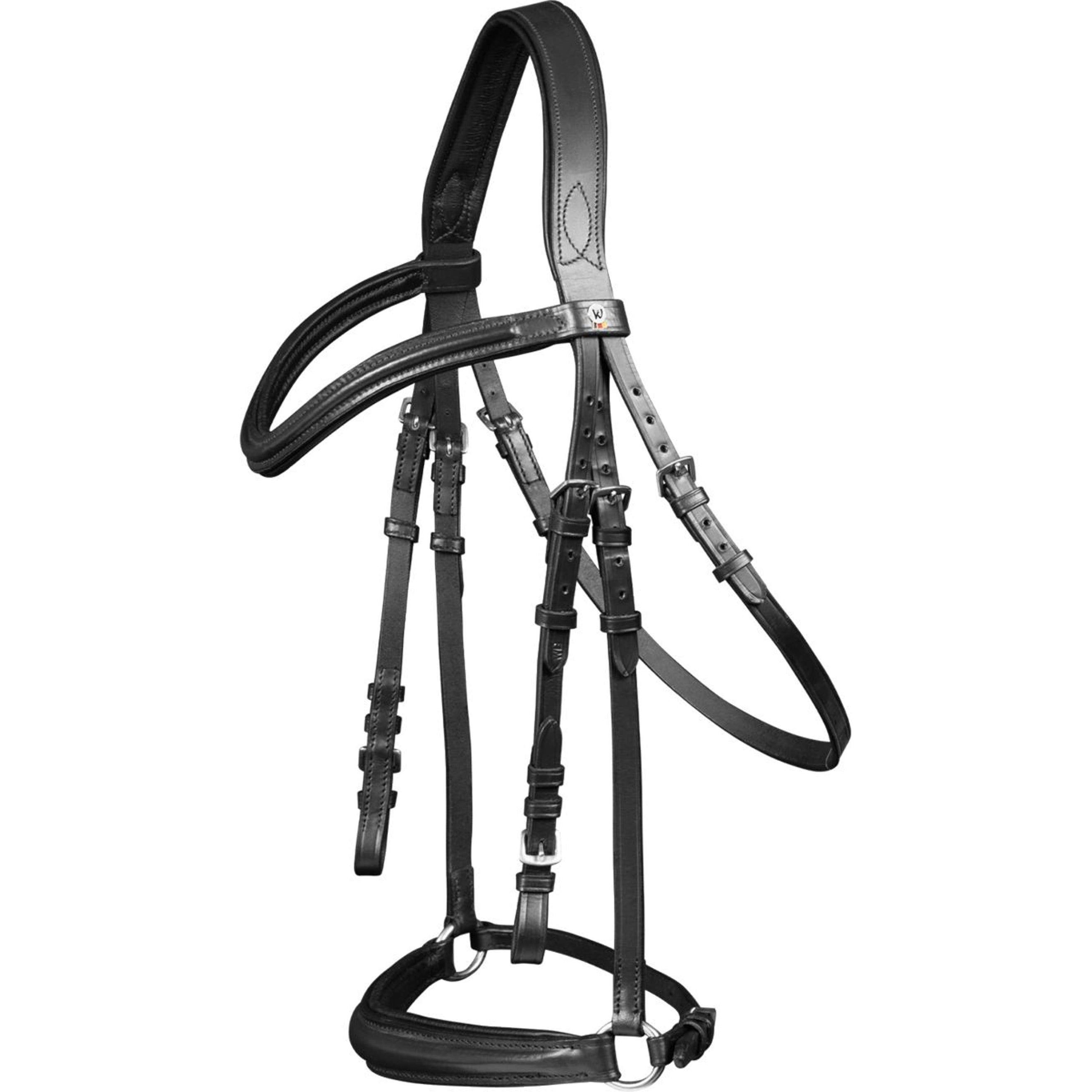 Waldhausen Snaffle Bridle X-Line Hannover Black Waldhausen Snaffle Bridle X-Line Hannover Black