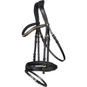 Waldhausen Snaffle Bridle S-Line Majestic English Combined Black