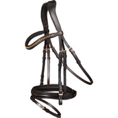 Waldhausen Snaffle Bridle S-Line Majestic English Combined Brown