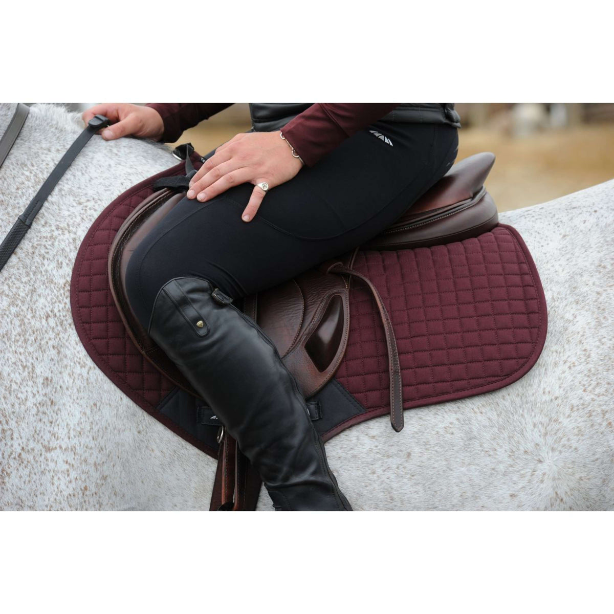 Weatherbeeta Saddlepad Prime Jumping Mulberry