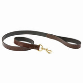 Weatherbeeta Dog Lead Leather Brown