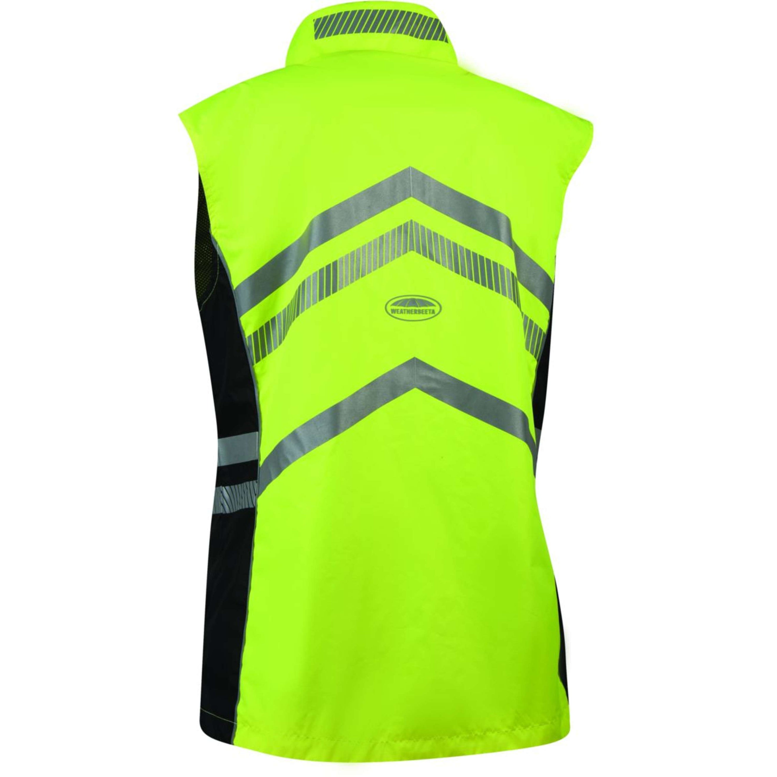 Weatherbeeta Waist Coat Reflective HiVis Lightweight Waterproof for Children Yellow