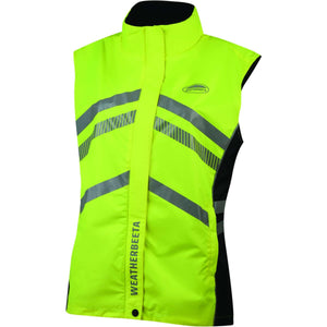 Weatherbeeta Waist Coat Reflective HiVis Lightweight Waterproof for Children Yellow