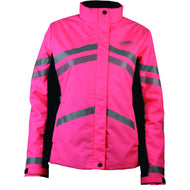 Weatherbeeta Jacket Reflective HiVis Padded Waterproof for Children Pink