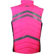 Weatherbeeta Waist Coat Reflective HiVis Padded Pink