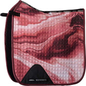 Weatherbeeta Saddlepad Prime Swirl Marble Dressage Burgundy