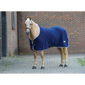 Saxon Fleece Rug Standard Neck Navy/White