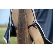 Weatherbeeta Exercise Rug Essential Fleece Lined Quarter Navy/Silver/Red