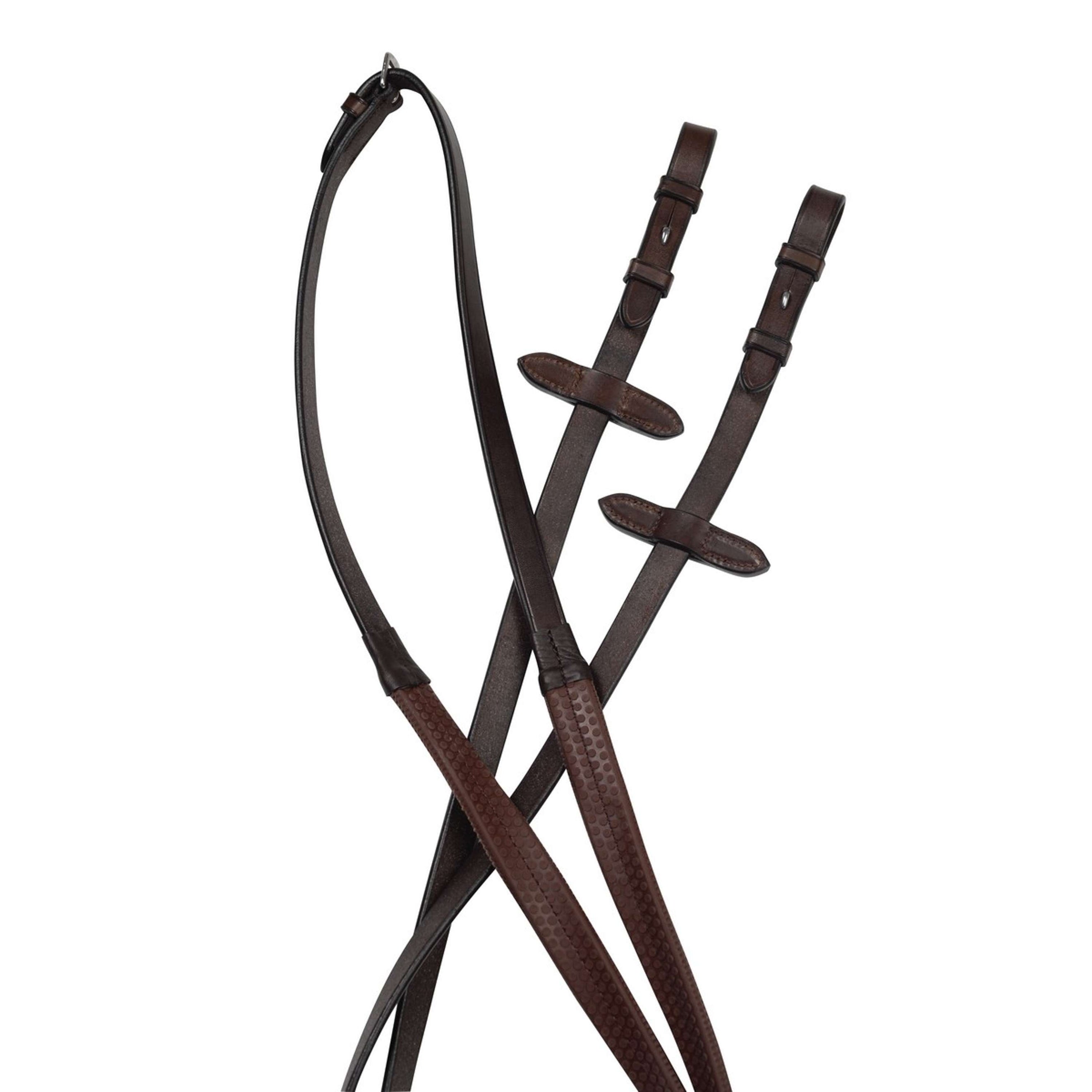 Collegiate Reins IV Flexi Grip Brown Collegiate Reins IV Flexi Grip Brown