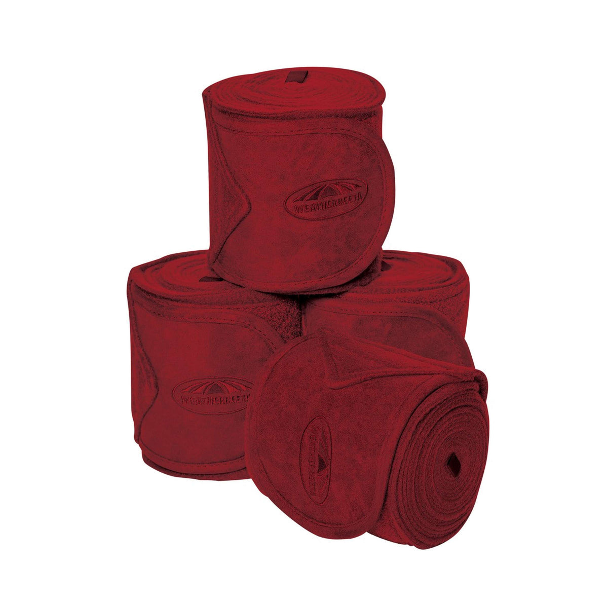 Weatherbeeta Fleece Bandages Prime 4 Pieces Maroon