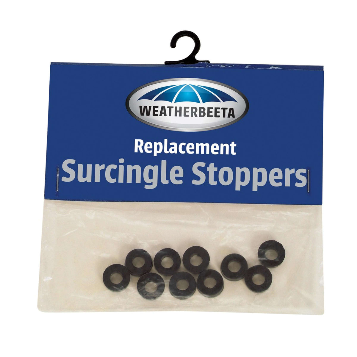 Weatherbeeta Girth Stop Rubber 10 Pieces Black