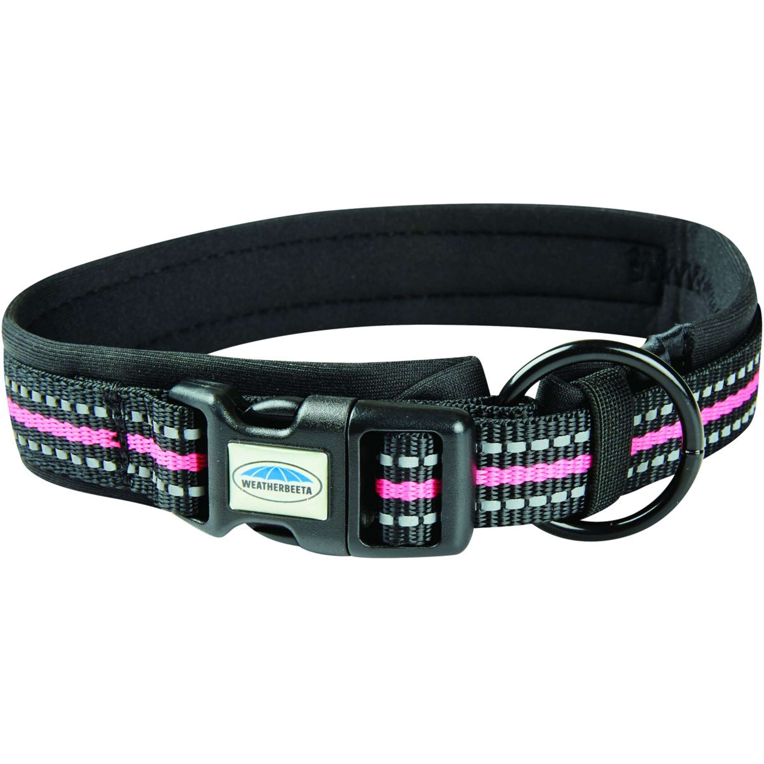 Weatherbeeta Collar Reflective Black/Pink