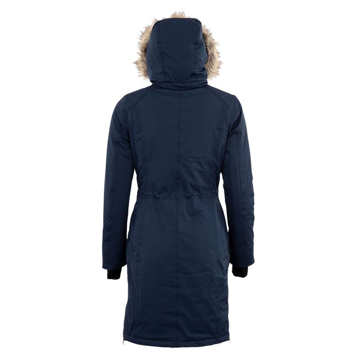 WHIS Long Coat Coach Heat Element Dark Navy