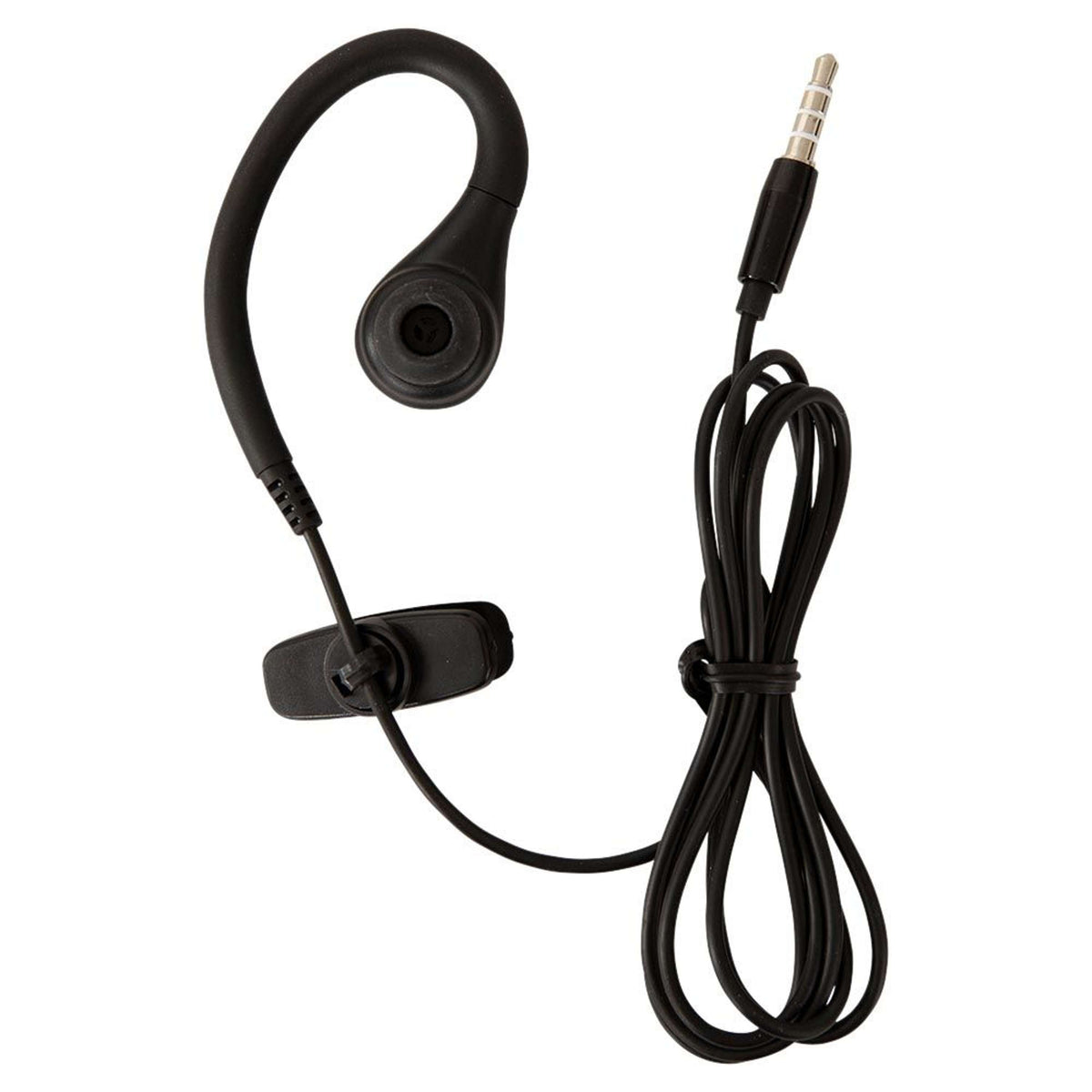 WHIS Earphone Flexibel with Cap Black