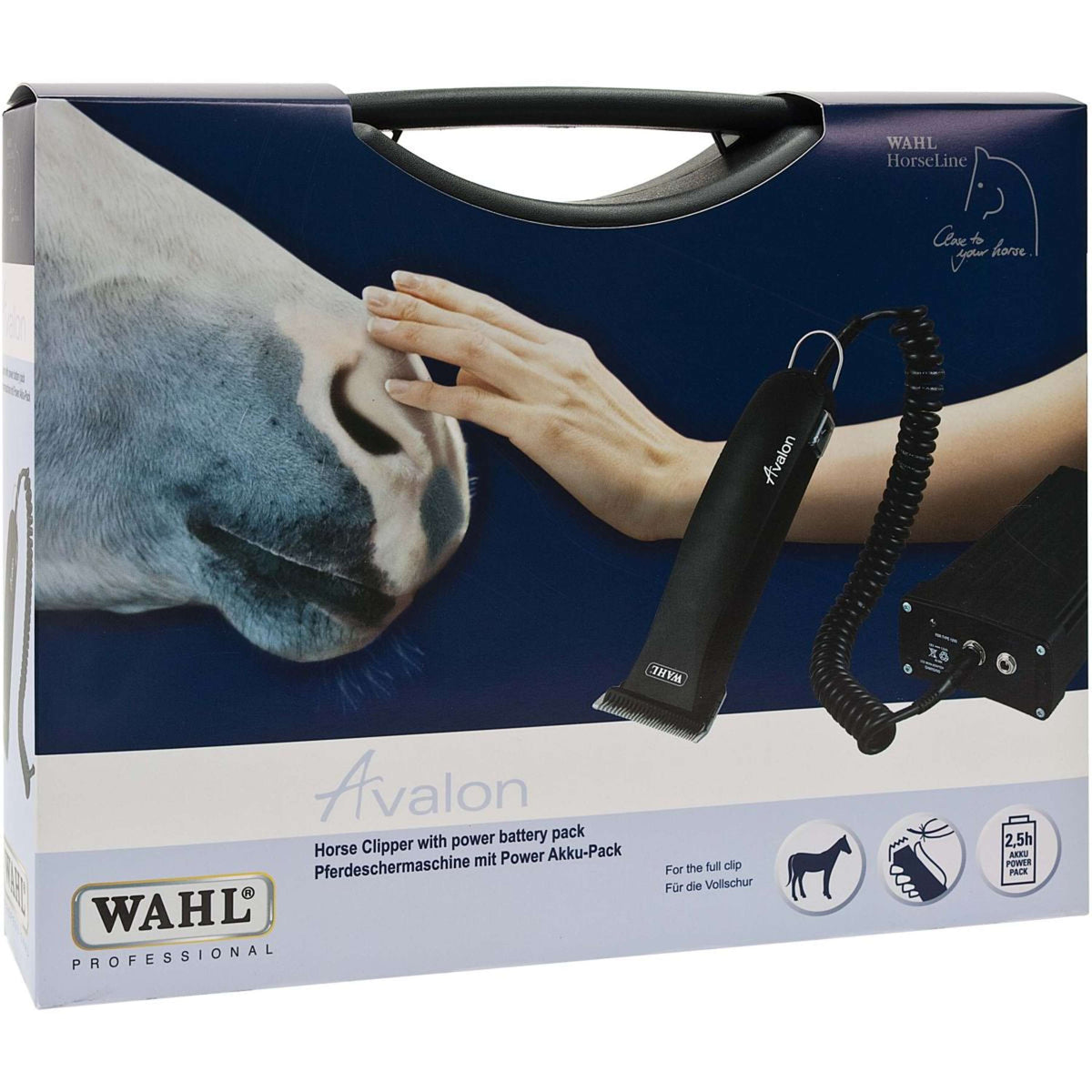 Wahl Clipper Avalon Horse with external Battery