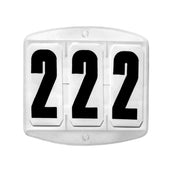 Waldhausen Start numbers Tape 4 Numbers White