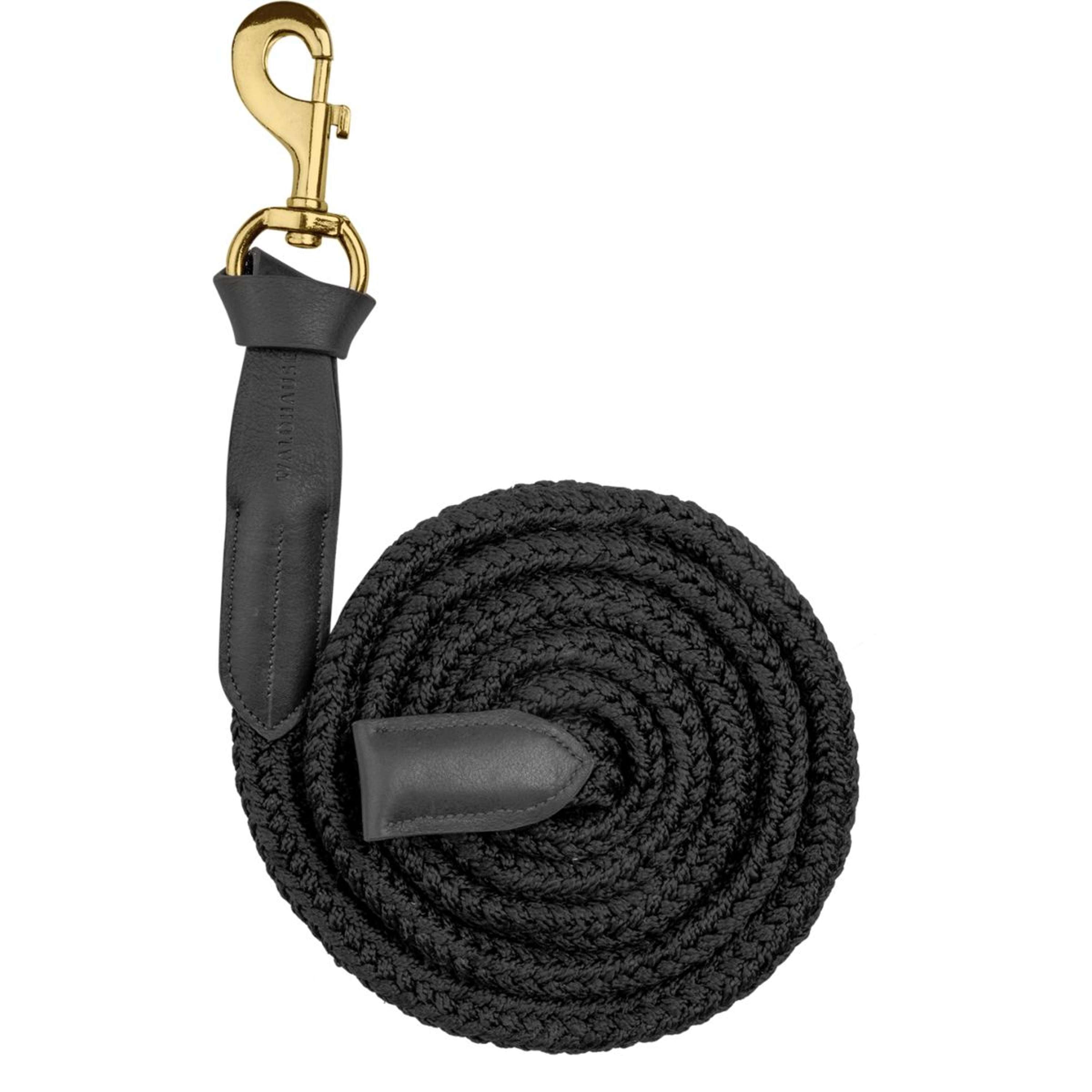 Waldhausen Lead Rope Royal with a Carabiner Black