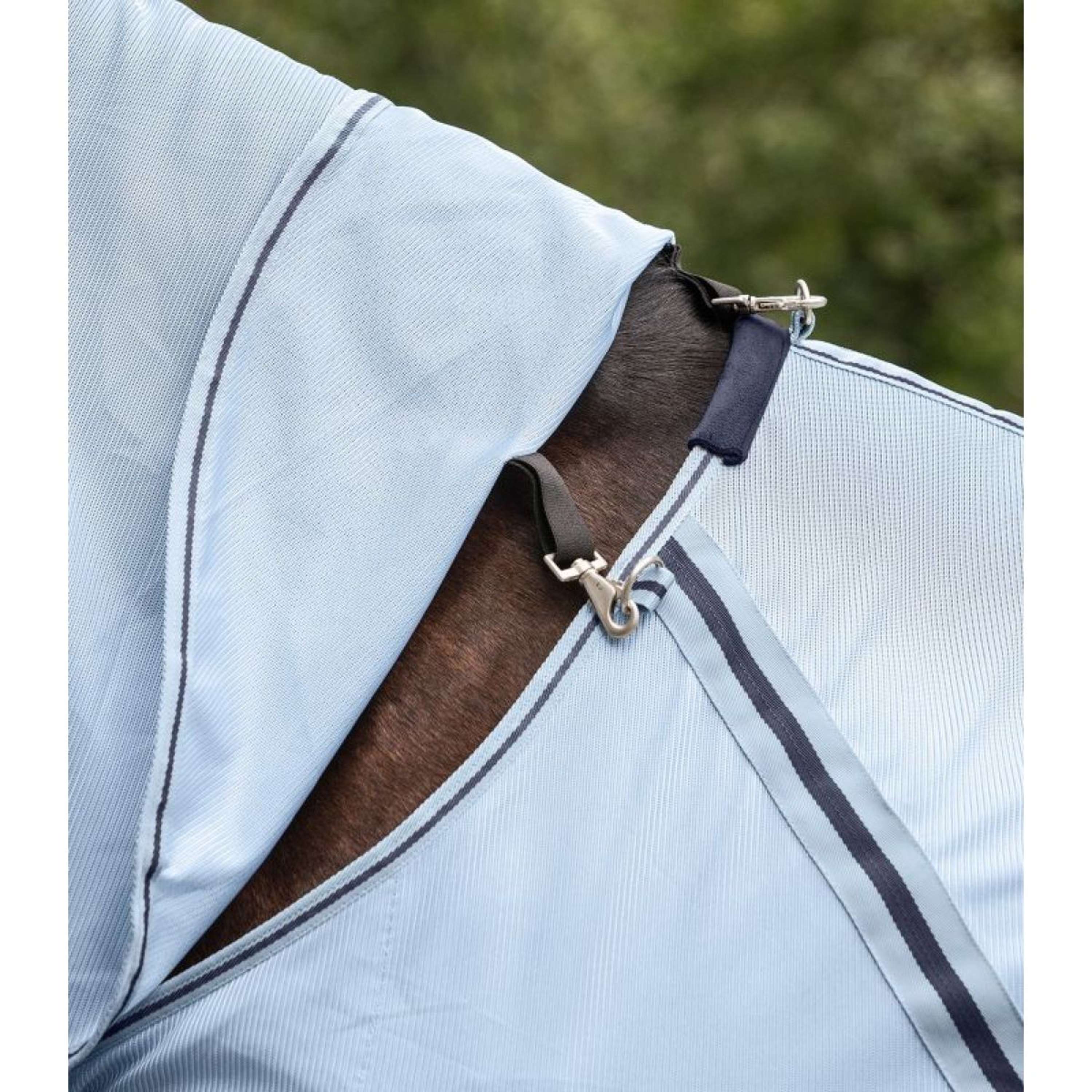 Waldhausen Fly Rug Protect with Loose Neck Light blue/Night blue