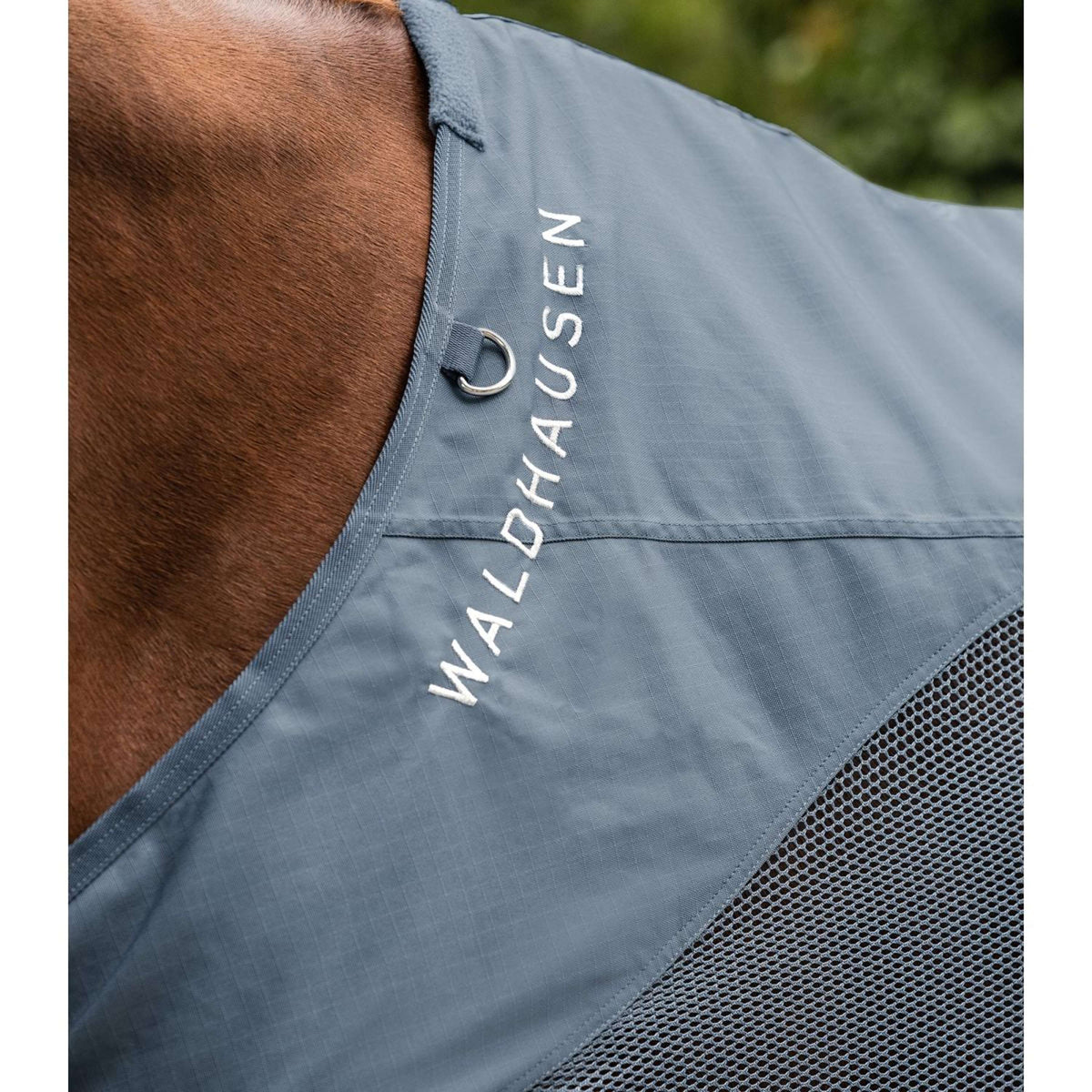 Waldhausen Fly Rug Comfort Waterproof Back Chalk Blue